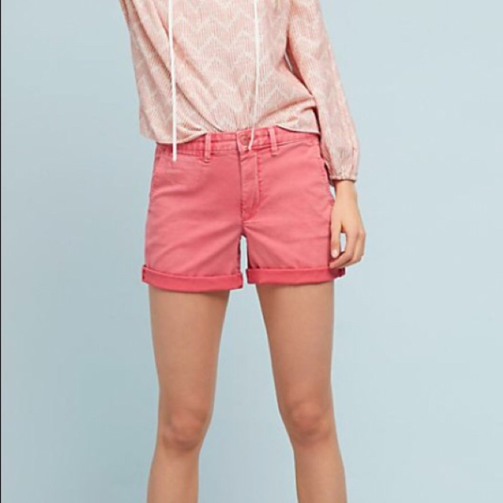 Anthropologie Relaxed Chino Shorts  Size 26 NWT